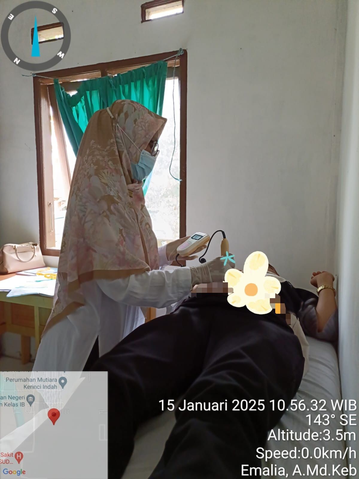 Pemeriksaan Ibu Hamil Di Posyandu Graha Sehati Desa Makmur