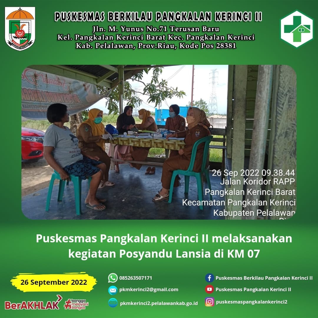 Read more about the article Kegiatan posyandu lansia di KM 07