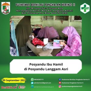Read more about the article POSYANDU IBU HAMIL DIPOSYANDU LANGGAM ASRI