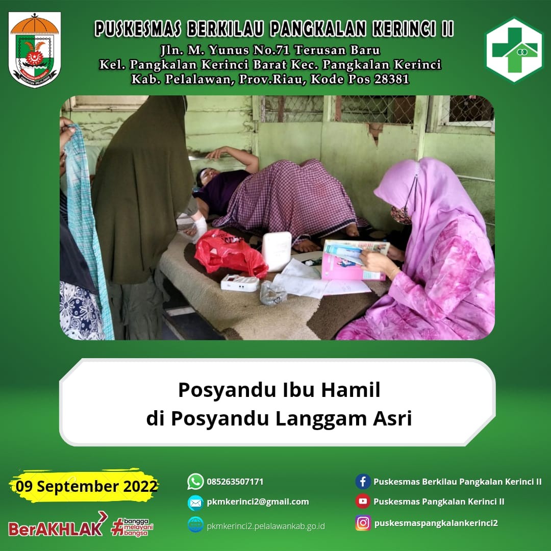 Read more about the article POSYANDU IBU HAMIL DIPOSYANDU LANGGAM ASRI