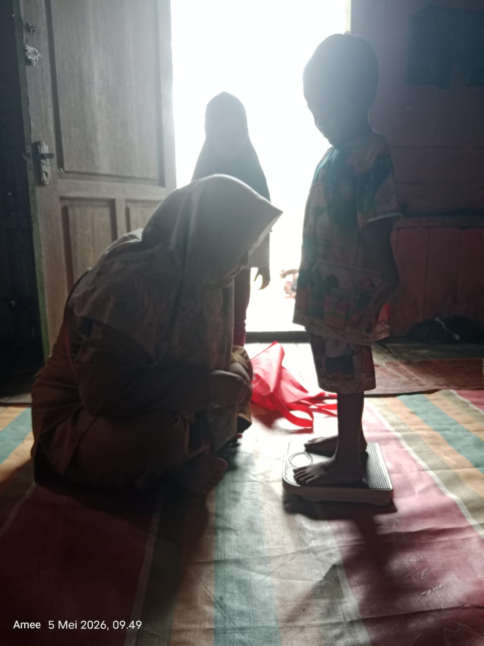 KUNJUNGAN BALITA STUNTING DESA RANTAU BARU