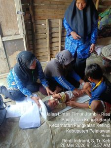 Read more about the article KUNJUNGAN BALITA BERMASALAH KEL.KERINCI BARAT