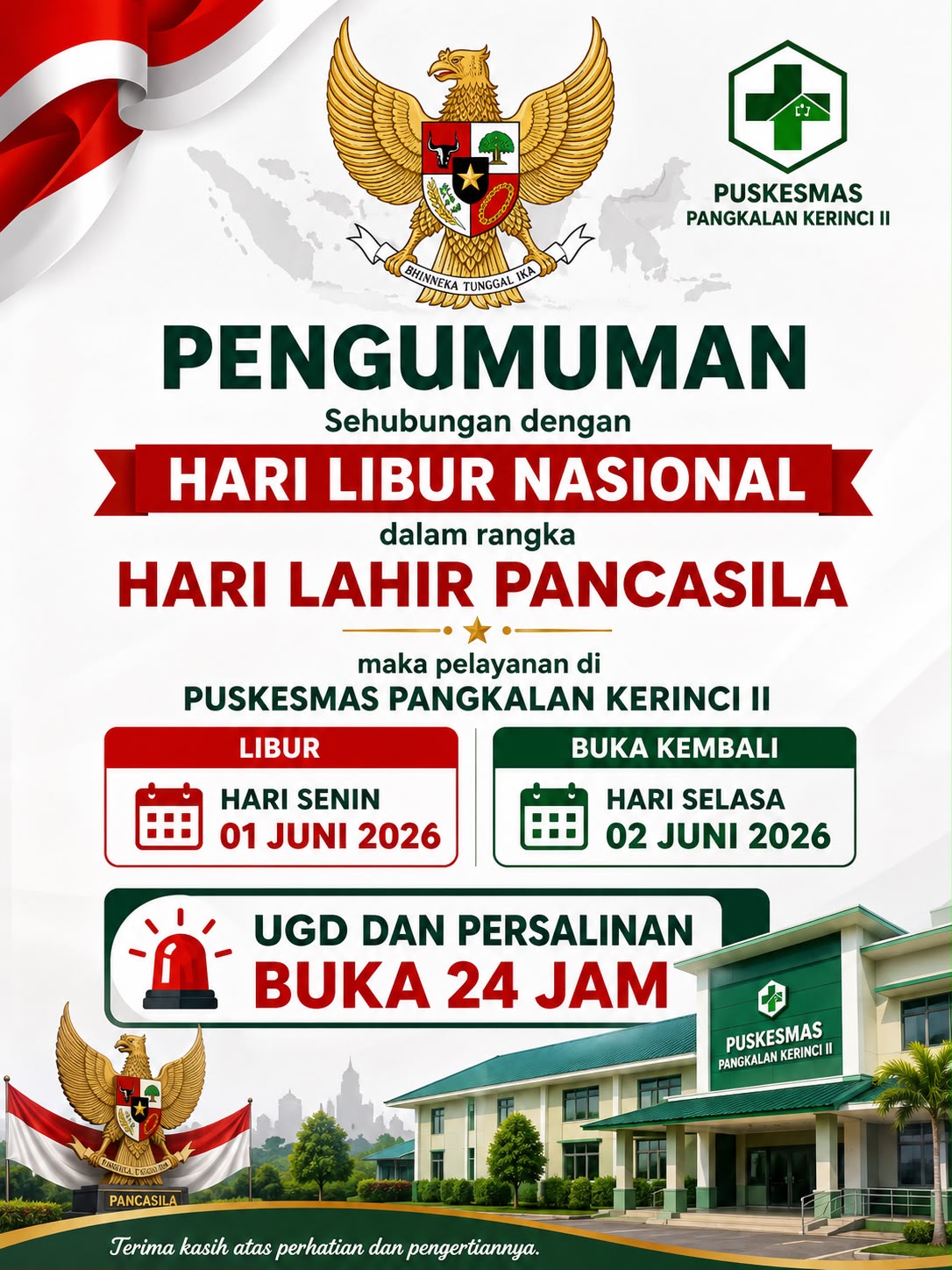 PENGUMUMAN HARI LIBUR NASIONAL
