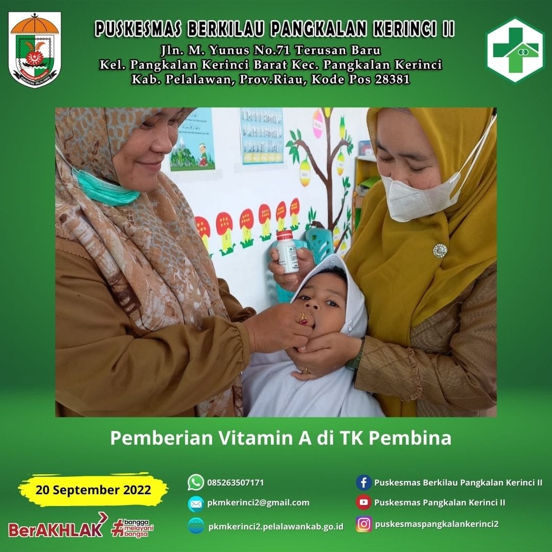Read more about the article PEMBERIAN VITAMIN A DI TK PEMBINA