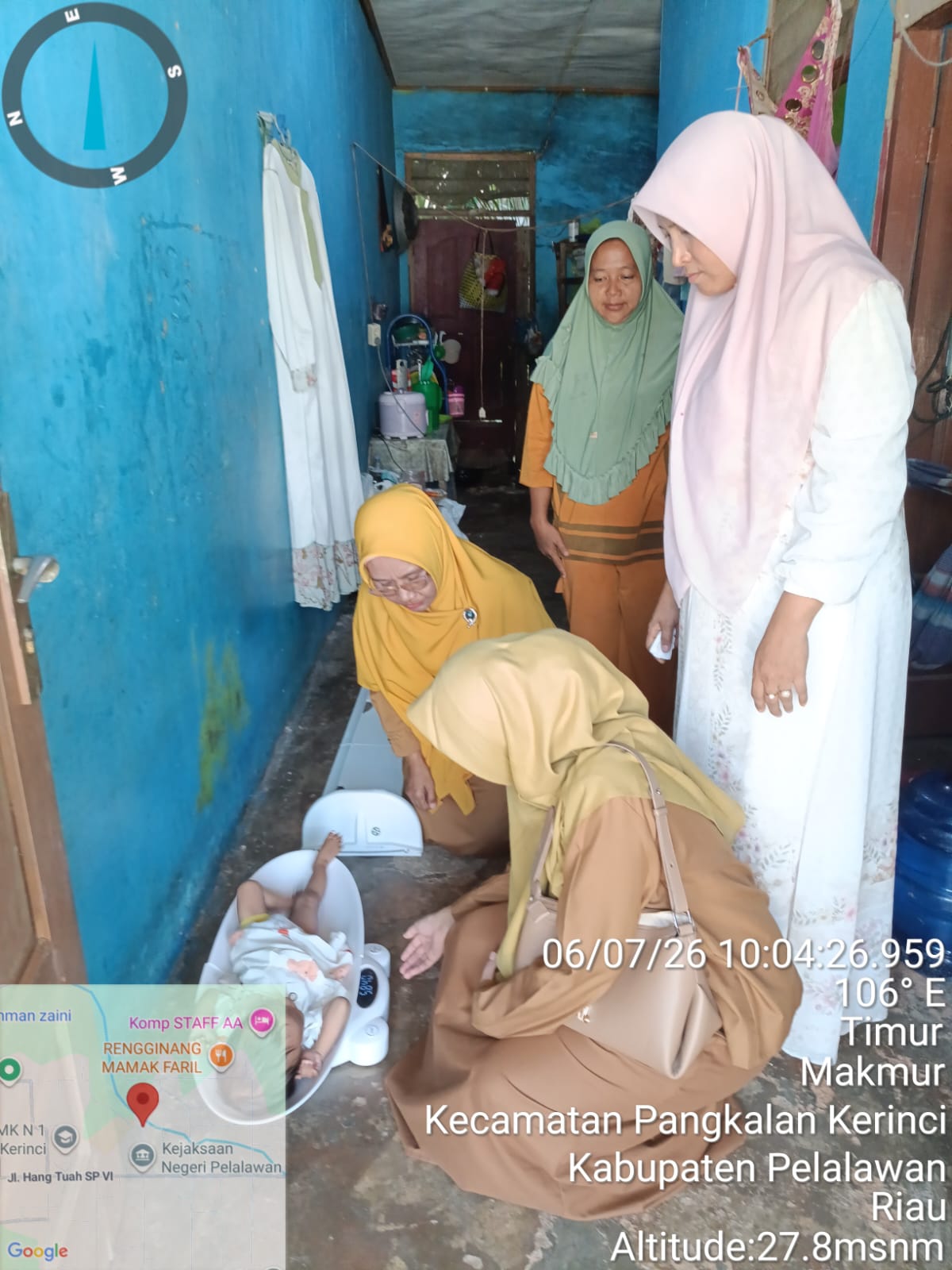 KUNJUNGAN BALITA BERMASALAH GIZI DESA MAKMUR