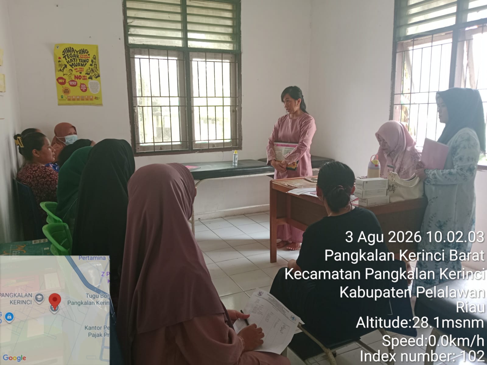 KELAS IBU HAMIL POSYANDU ANGGREK KELUARAHAN KERINCI BARAT