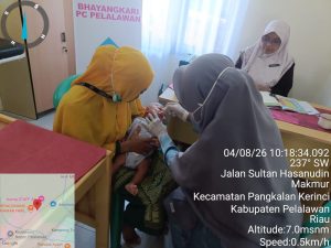 Read more about the article KEGIATAN PEMBERIAN IMUNISASI DI POSYANDU KEMALA DESA MAKMUR