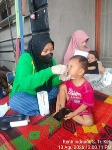Read more about the article PEMBERIAN OBAT CACING POSYANDU LANGGAM ASRI