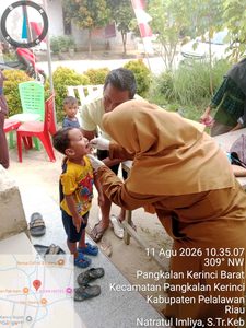 Read more about the article PEMBERIAN OBAT CACING DIPOSYANDU TUNAS HARAPAN