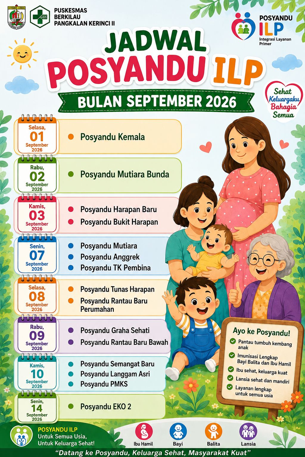 JADWAL POSYANDU ILP